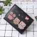 Women Wallet Koolee Retro Owl Printing Short Wallet Simple Coin Purse Card Holders Bag (Black) - B07G2ZFC5D